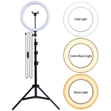 Ring Light Make Up Stand Tripod Lampu Selfie Vlog 26cm LED Dreal Entrepreneur