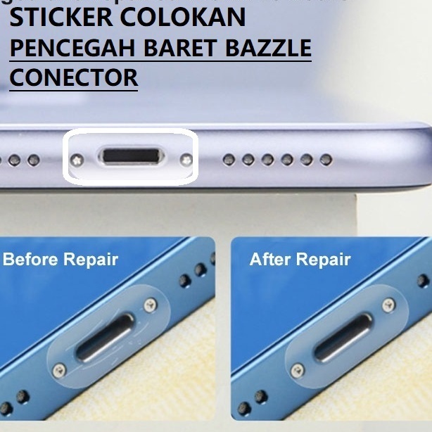Jual 1 Pcs Anti Gores PORT Colokan USB LIGHTNING Mobile Phone Stickers ...