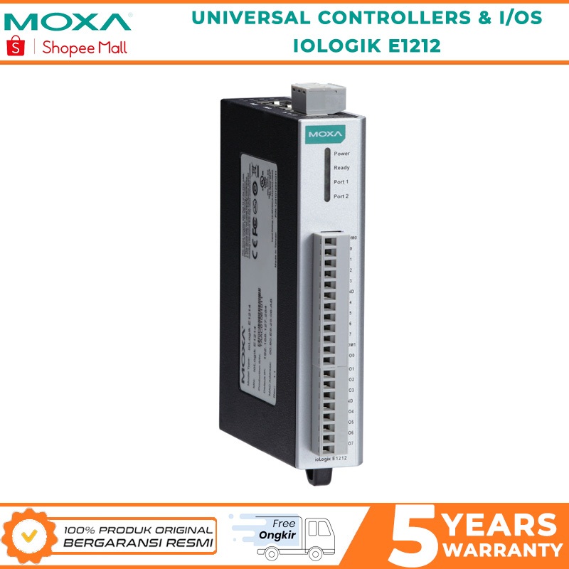 Jual Moxa Iologik E Ethernet Remote I O With Port Ethernet Switch Shopee Indonesia