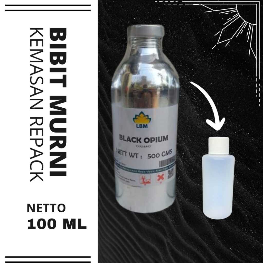 Jual Bibit Parfum BLACK OPIOM Repack Murni 100 ML By LBM - PERFUME ...