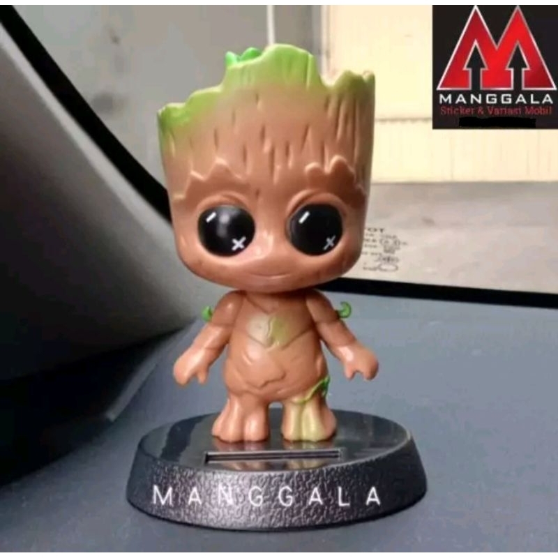 Jual Boneka Pajangan Solar Goyang Dashboard Mobil Groot Guardians Of ...