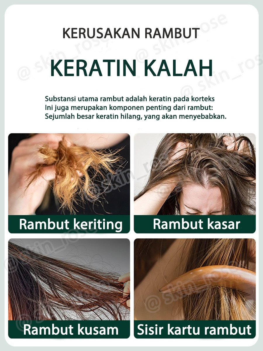 Jual Masker Rambut Keratin Rambut Smoothing Masker Rambut Kering Dan ...