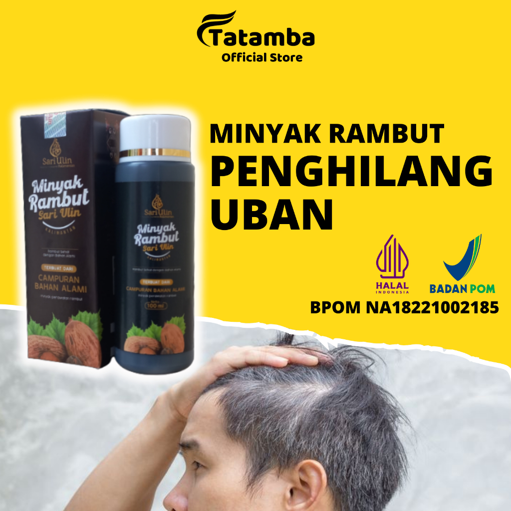 Penghilang Uban Permanen Minyak Rambut Sari Ulin Kalimantan