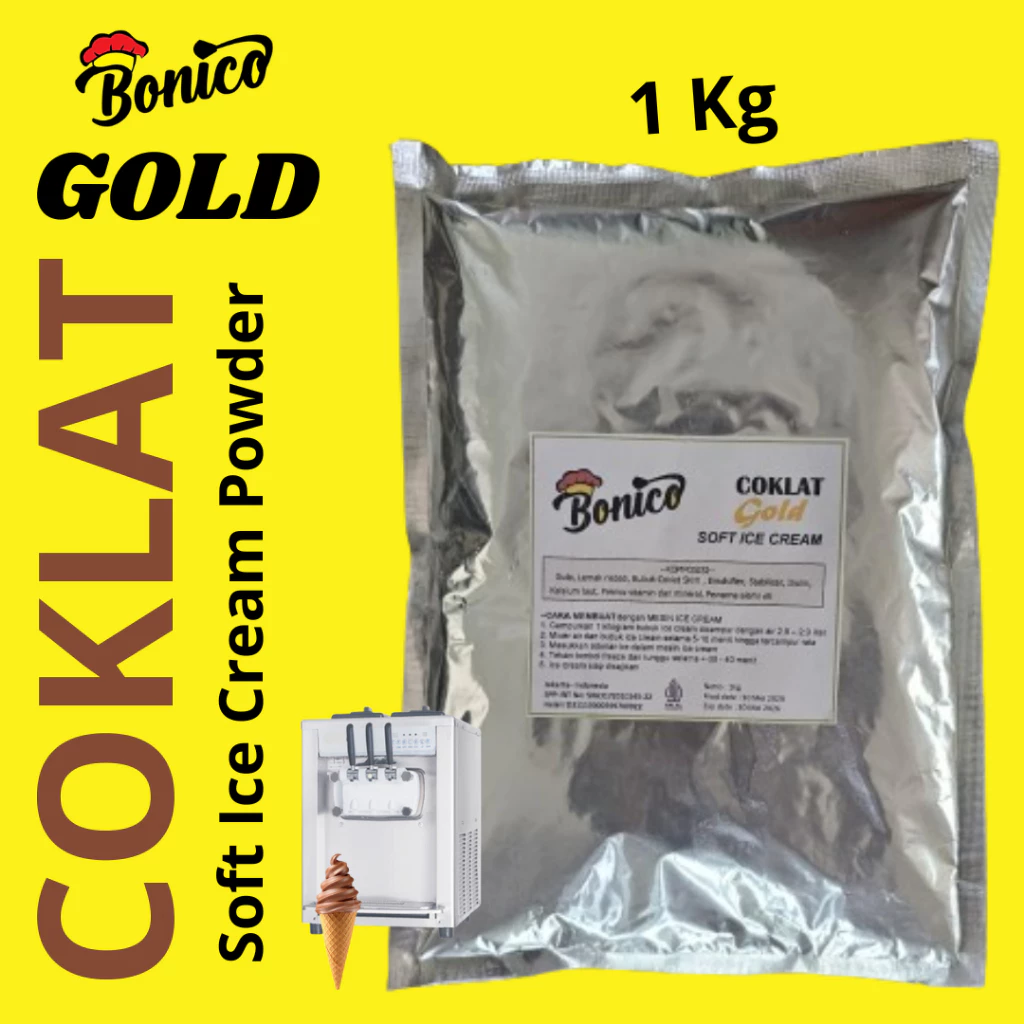 Gold Coklat Ice Cream Powder