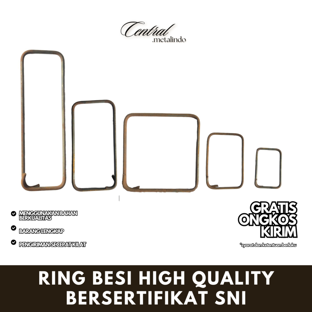 Jual Ring Cincin Besi / Begel / Besi Behel / Ring beton UKURAN 10 ...