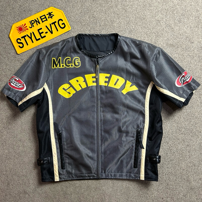 Jual greedy racing original jaket motor harian daily lengan pendek ...