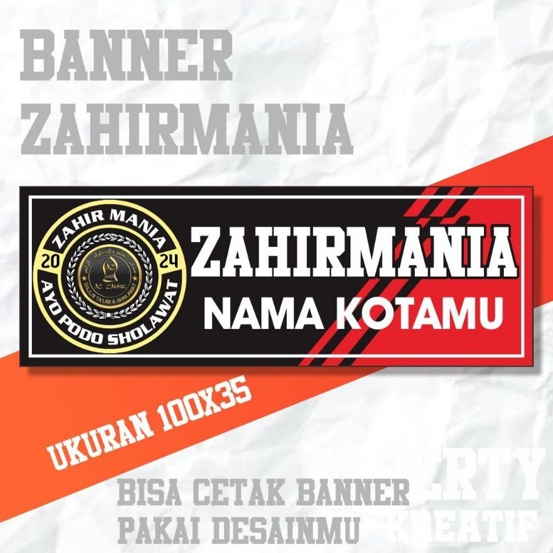 Jual BANNER ZAHIRMANIA BANNER CUSTOM BANNER SHOLAWAT BANNER MAFIA ...