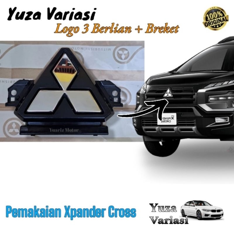 Jual Logo Emblem Mitsubishi Xpander Cross Original / Emblem Logo ...