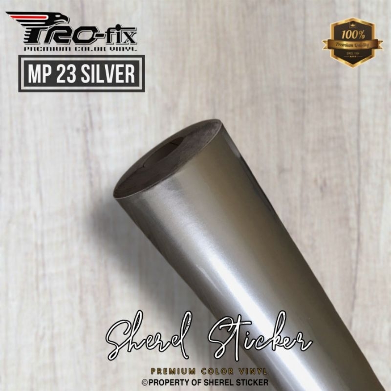 Jual Sticker Skotlet Silver Metalik Candy Glossy Profix Premium Vinyl P Cm X L Cm Shopee