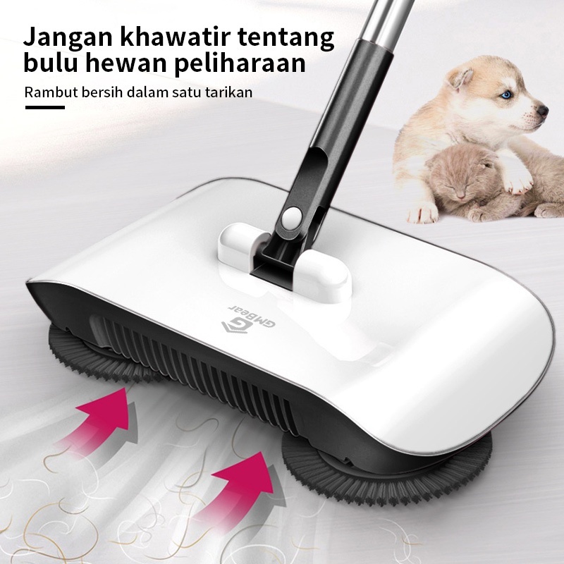 Gm Bear Sapu Lantai Otomatis 1085 - Ultra Broom Dorong Pembersih - foto 5