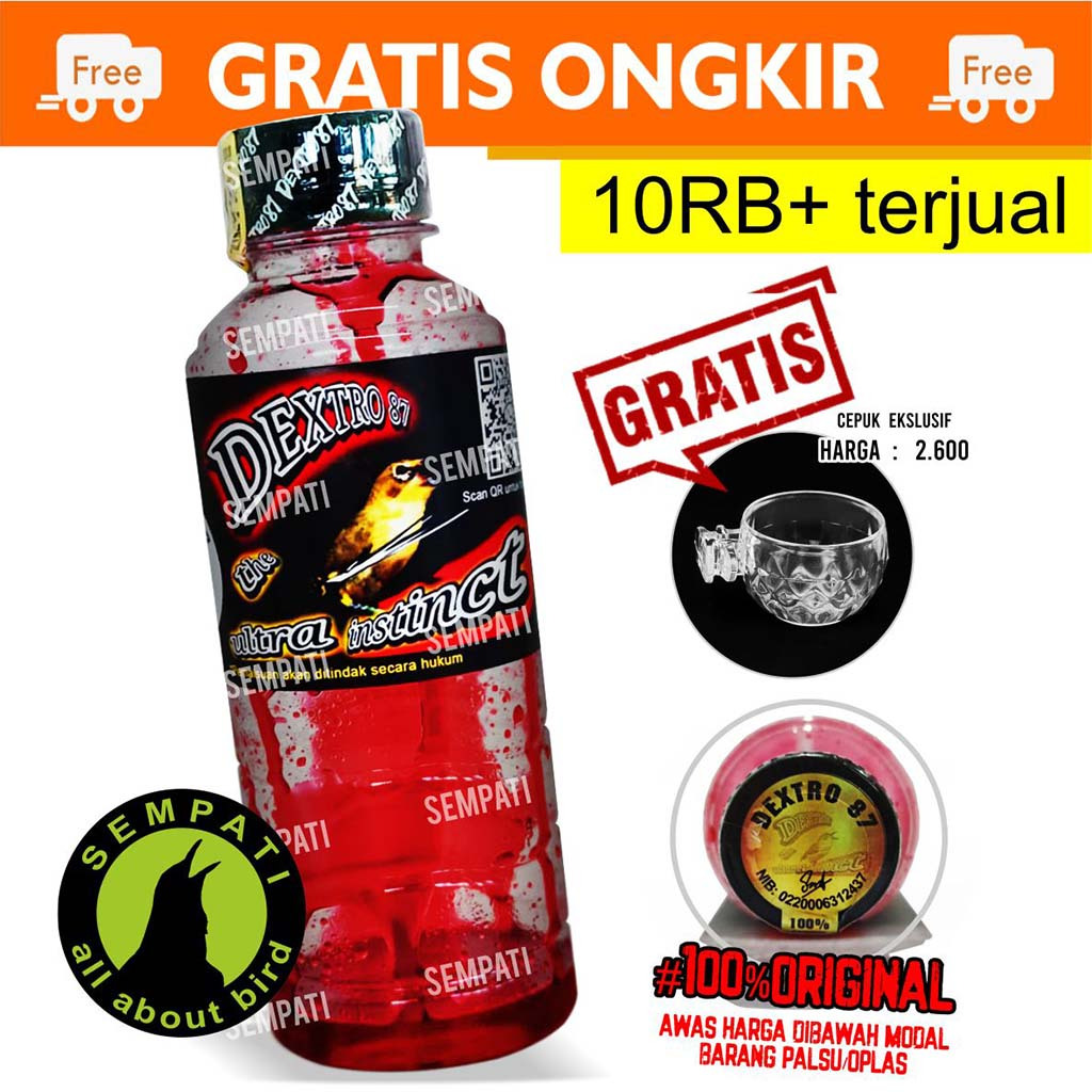 Jual DEXTRO 87 MULTIVITAMIN MINUMAN PLECI DEXTRO 87 THE ULTRA INSTINC