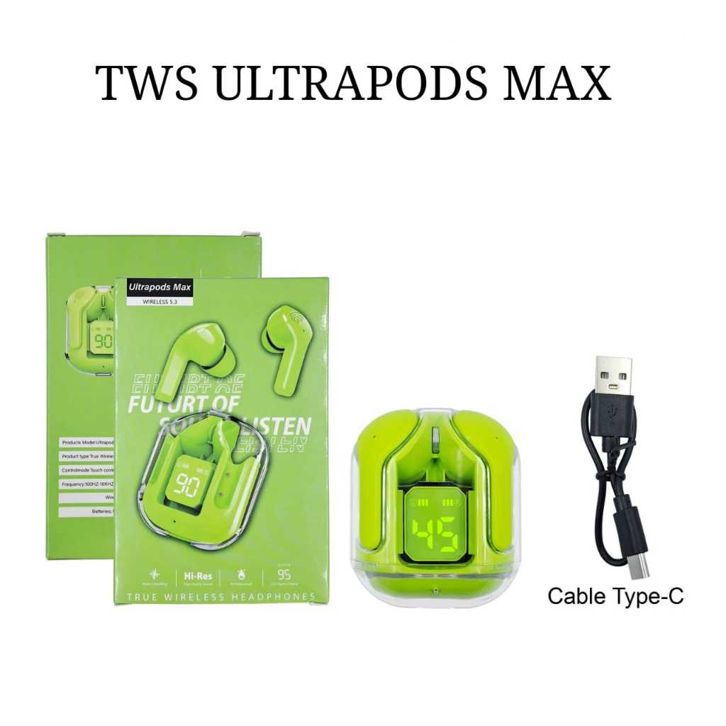Jual TWS ULTRAPOD MAX WIRELESS 5.3 | Shopee Indonesia