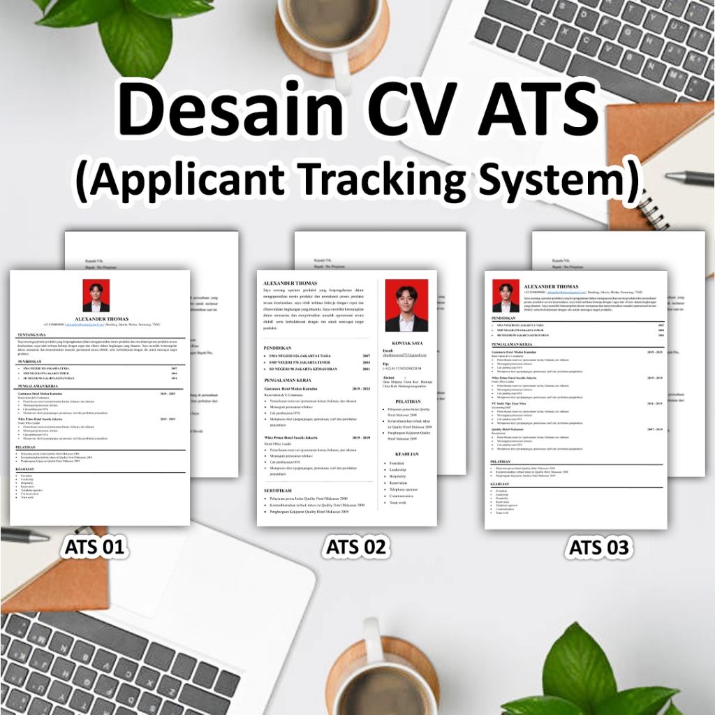 Jual Cv Ats Friendly Surat Lamaran Kerja Shopee Indonesia