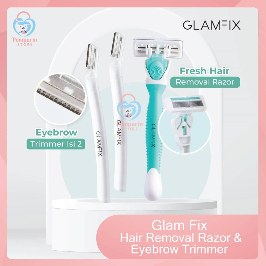 Jual Glam Fix Fresh Hair Removal Razor (Alat Cukur Rambut) / Eyebrow ...