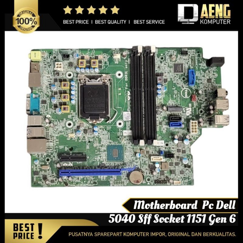 Jual Motherboard Mainboard Mobo PC Built Up Dell Optiplex 5040 SFF ...