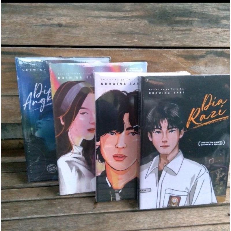 Jual PAKET 4 NOVEL ROMANTIS-DIA RAI-DIA BARA-DIA AURORA & DIA ANGKASA ...