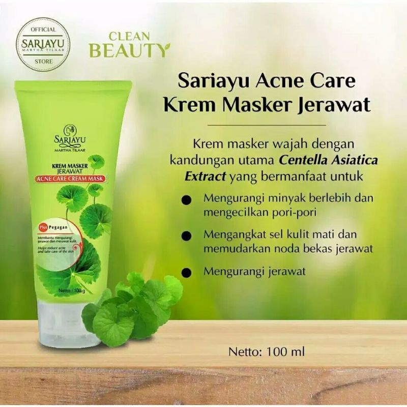 Jual Sariayu Krem Masker Jerawat Shopee Indonesia
