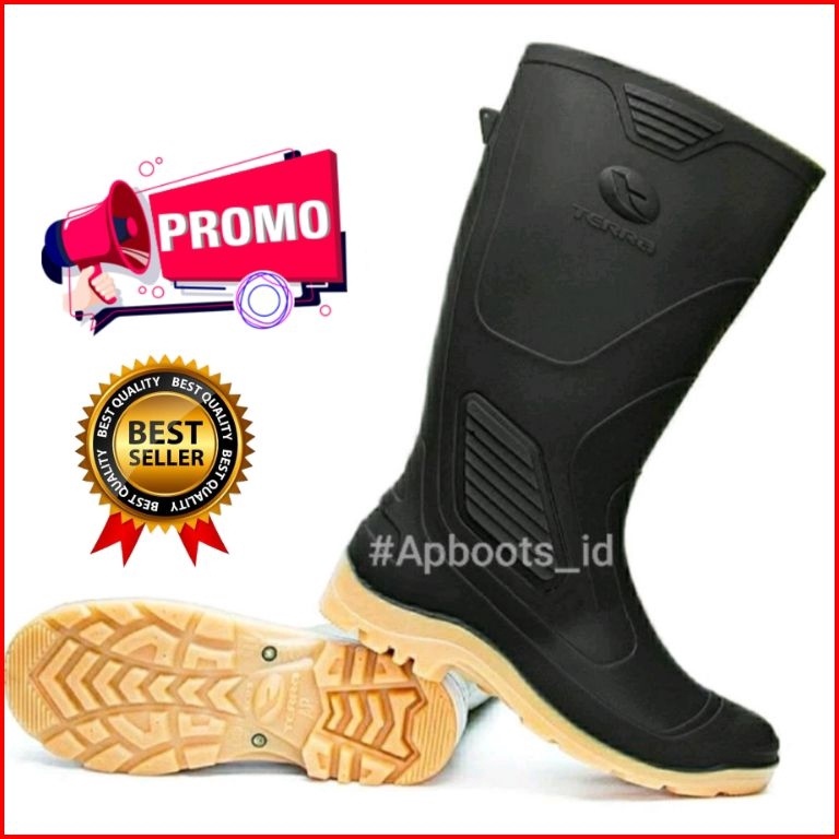 Jual Hot Sell AP BOOTS TERRA ECO 3 HITAM 1 ORIGINAL Sepatu work and ...