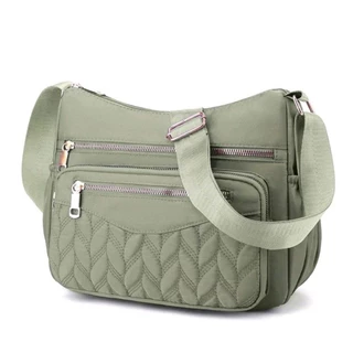 Tas Selempang Wanita Queena Waterproof Nylon Kekinian