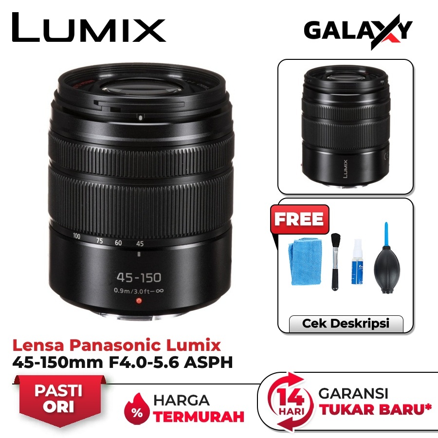 パナソニック LUMIX G VARIO 45-150mm F4.0-5.6（Jual Lensa Panasonic 