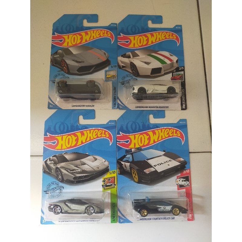 Hot Wheels Automagiques Géante - Lamborghini 1988 - Fabrication Française - Occasion