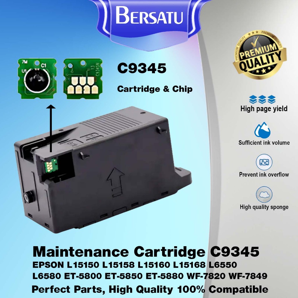 Jual Maintenance Cartridge 9345 Compatible Epson C9345 Waste ink tank ...