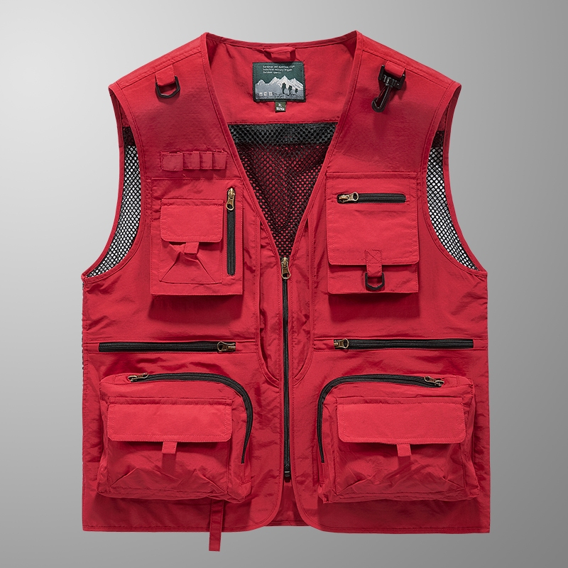 ROMPI | Vest Cargo | Rompi Tactical Multi Pocket Cargo | Casual Vest Lapangan Outdoor Pria