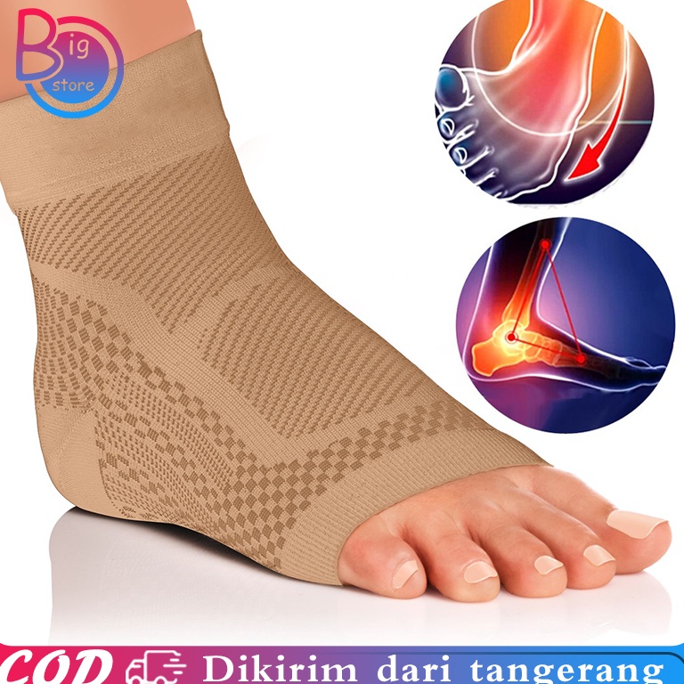 Jual 2pcs Compression Ankle Sleeve Kaos Kaki Anti Lelah Angkle Support ...