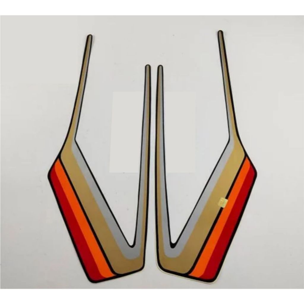 Jual striping list body stiker yamaha rx king tahun 1990 full set ...