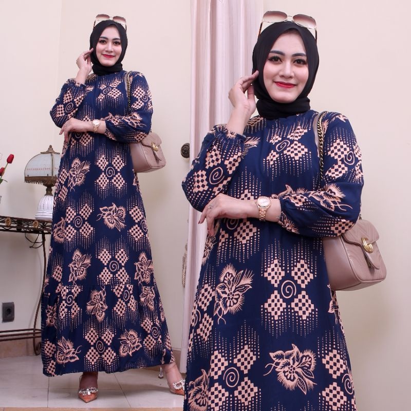 Jual Long Dress Model Ketupat Jumbo | Shopee Indonesia