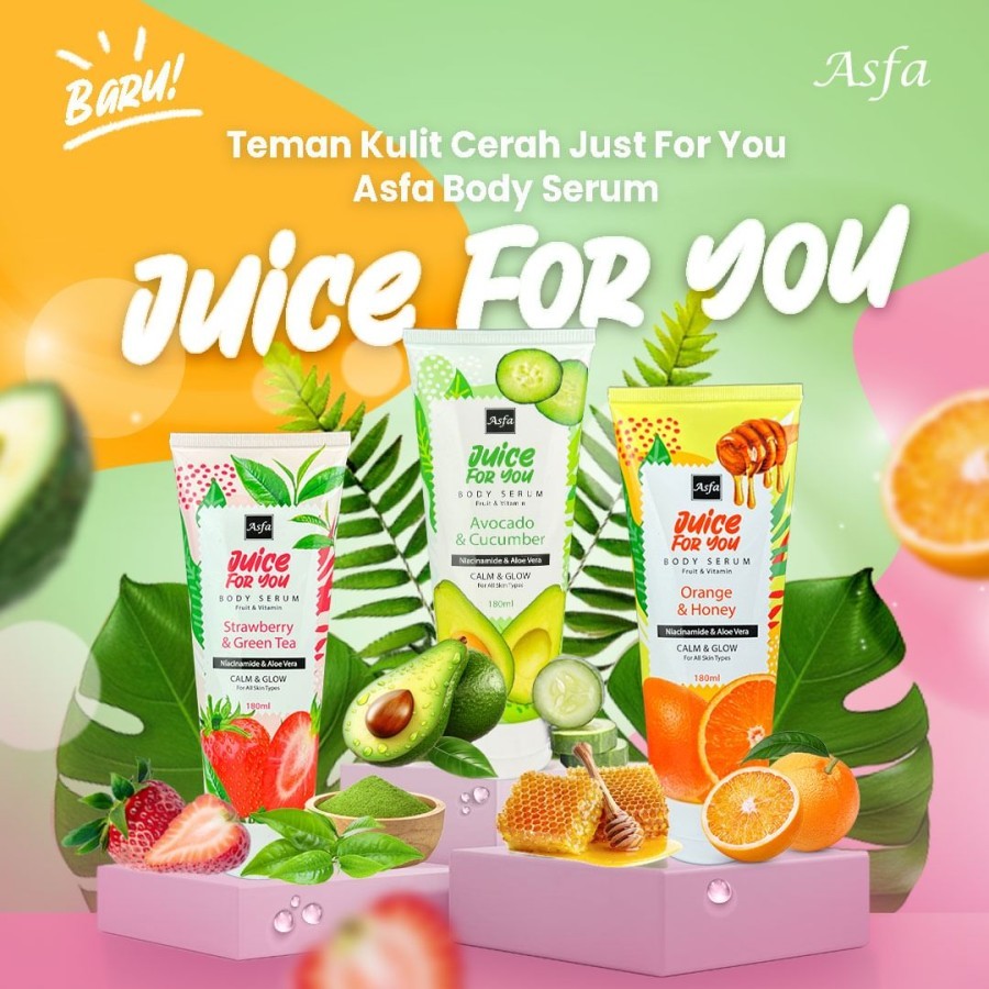 Jual ASFA Body Serum Fruit & Vitamin 180ml | Shopee Indonesia