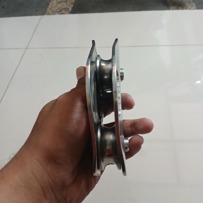 Jual Pulley Tandem Baja 3 Ton pullay double Tandem Pulley Rescue ...