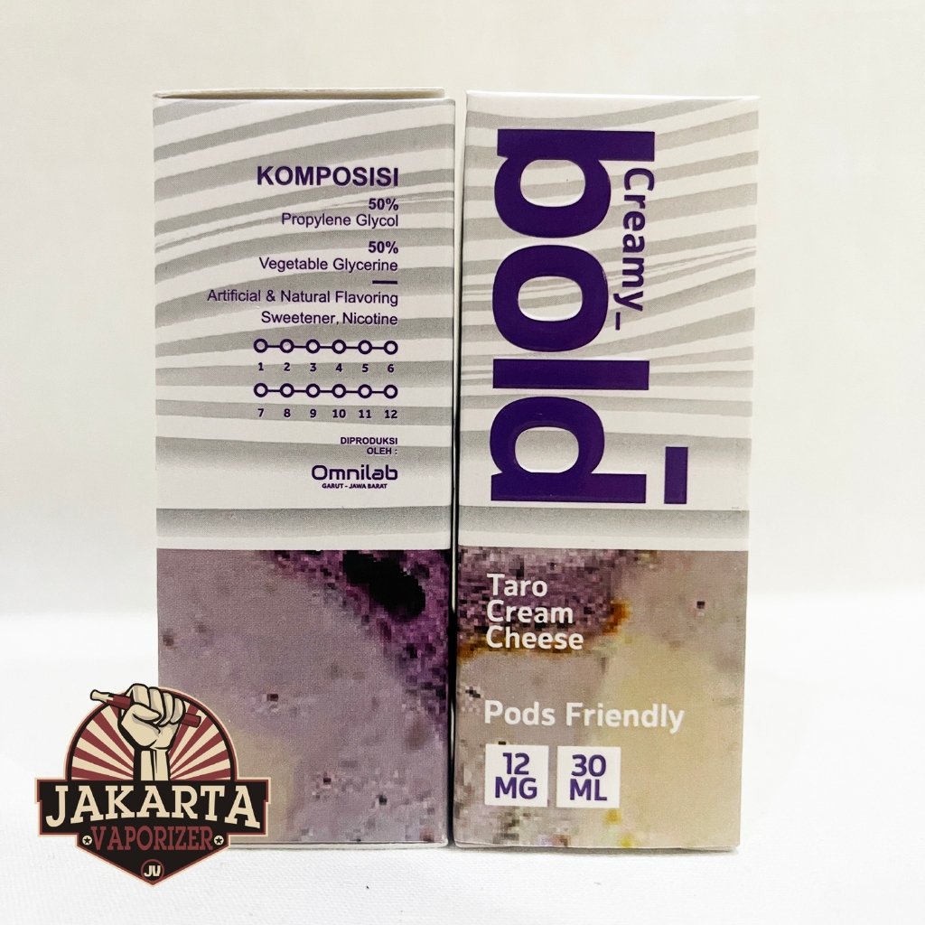 Jual PODS FRIENDLY BOLD CREAMY TARO CREAM CHEESE 30ML 12MG BY JOSS OMNI ...
