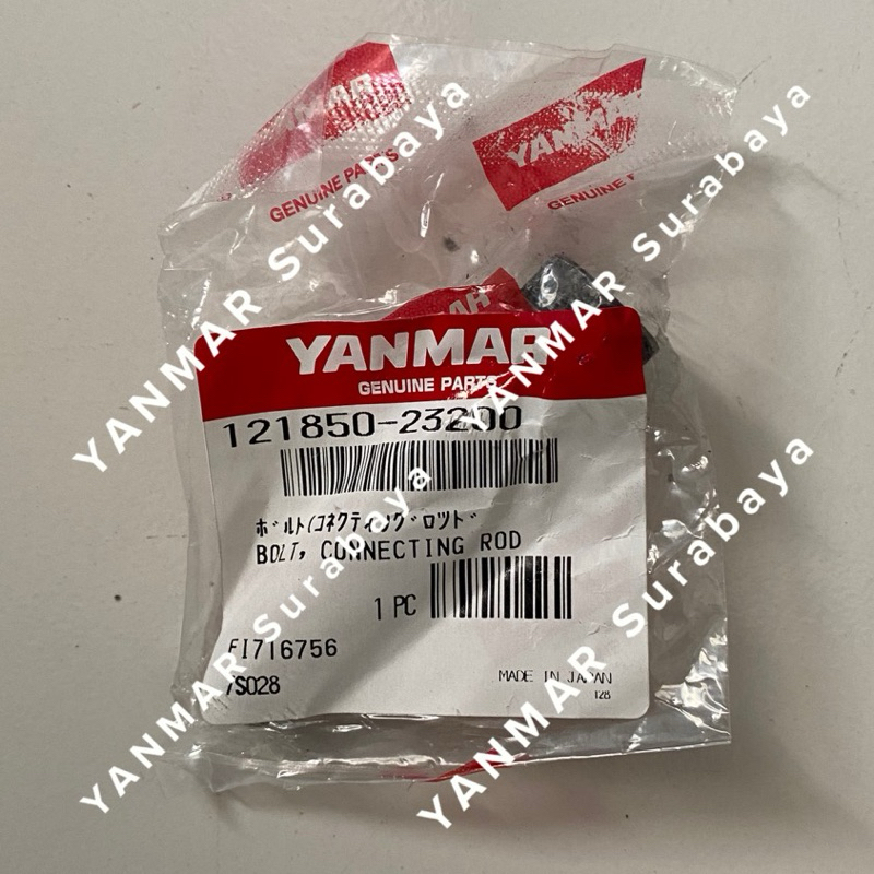 Jual Baut stang / Bolt conrod Yanmar TF155/135 121850-23200 Original ...