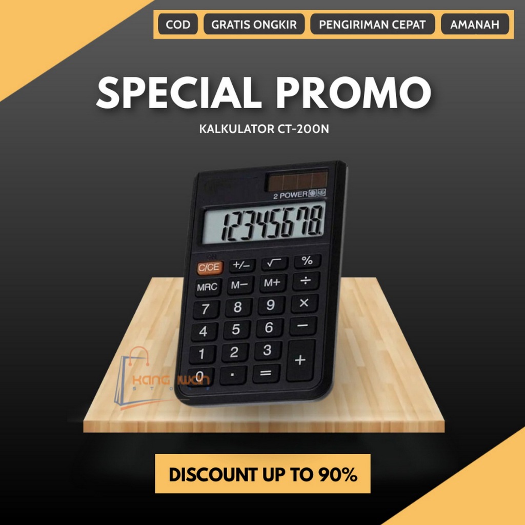 Jual Kalkulator Mini 8 Digit Model CT-200N Good Quality | Shopee Indonesia