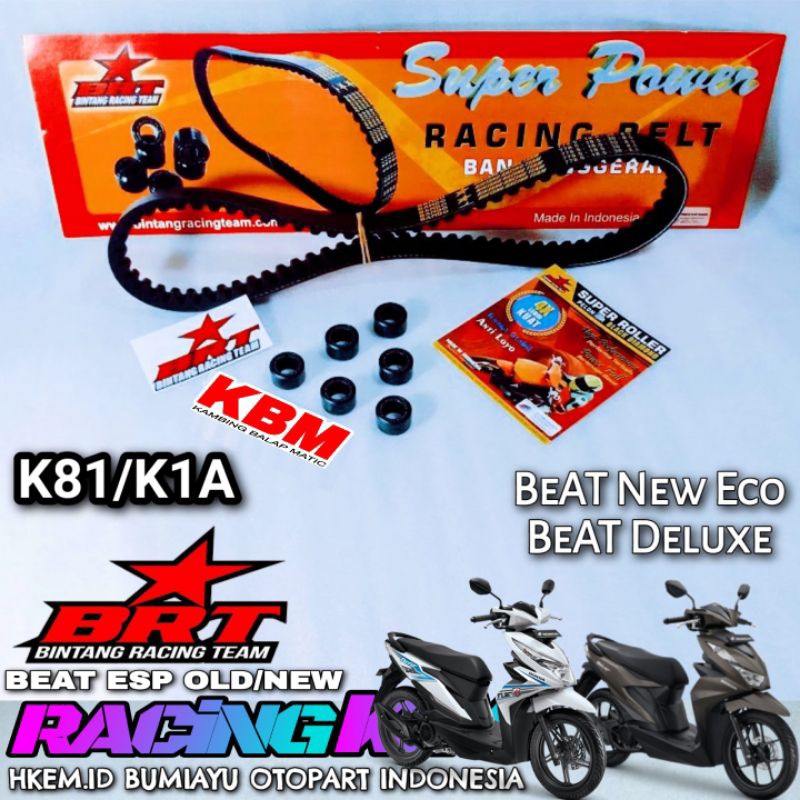 Jual Brt Paket Vanbelt Vbelt Roller Racing Beat Fi Esp New Injeksi