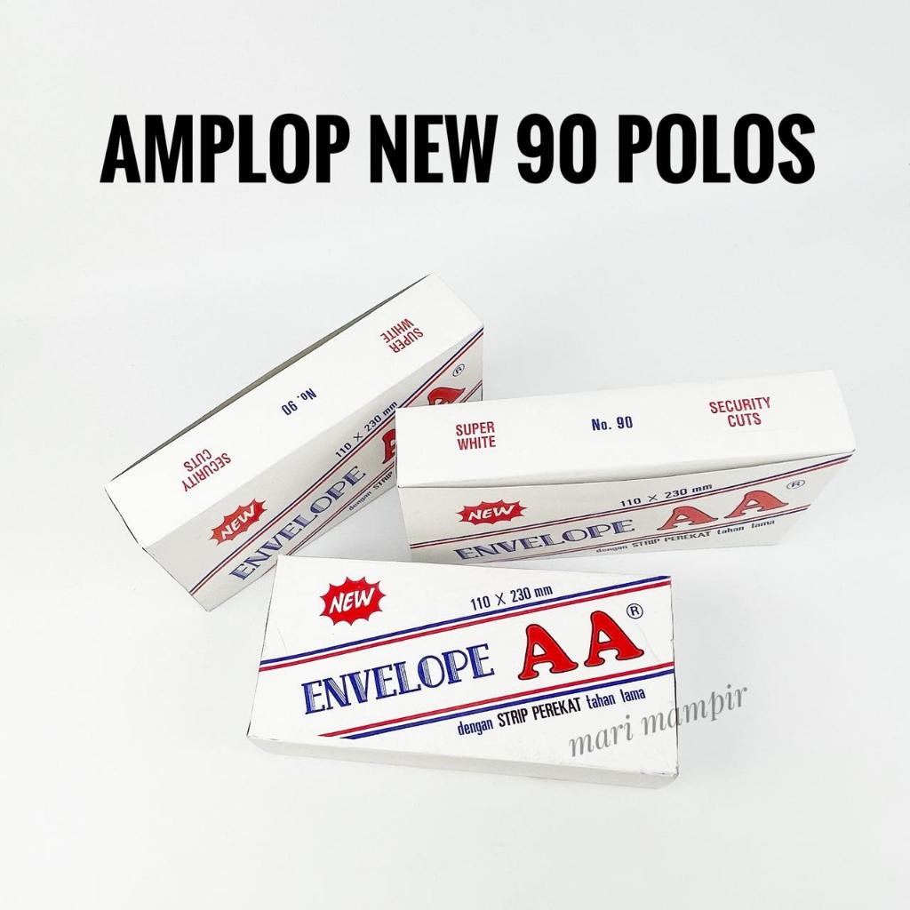 Jual AMPLOP AA 90 POLOS DENGAN PEREKAT ( 110 X 230 MM ) | Shopee Indonesia