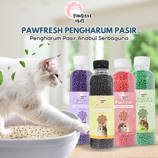 Pawfresh Penghilang Bau Kotoran Kucing dan Anjing - Butiran Pewangi Pasir Kucing - Fresh Pearls Cat Litter Deodorizer dengan Aktif Karang - Pet Odor Removal dengan Butiran Penyerap Bau Teknologi Aktif