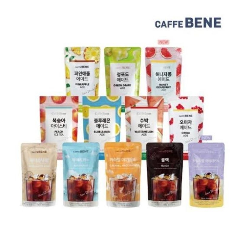 Jual CAFFE BENE ICED DRINK POUCH 190ML | Shopee Indonesia