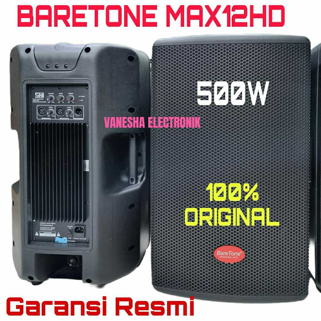 Jual Speaker Aktif 12 Inch Baretone MAX12HD 500WA…
