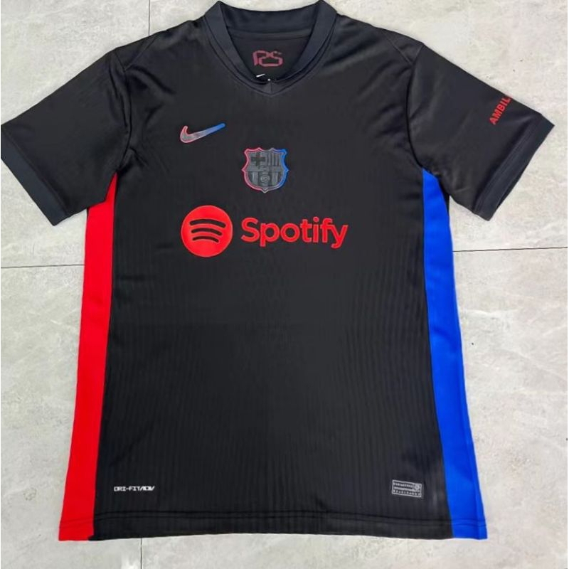 Jual JERSEY BARCELONA AWAY HITAM 2024/2025 BARCA BLACK GRADE ORI IMPORT