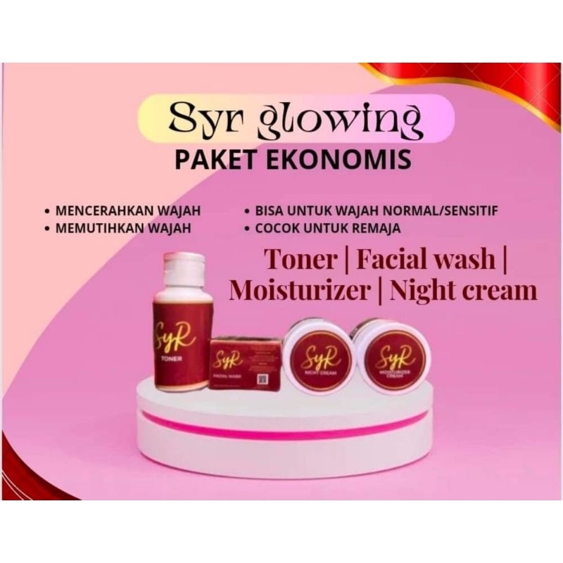 Jual Bpom COD Paket ekonomis syr glowing paket hemat syahreni glowing ...