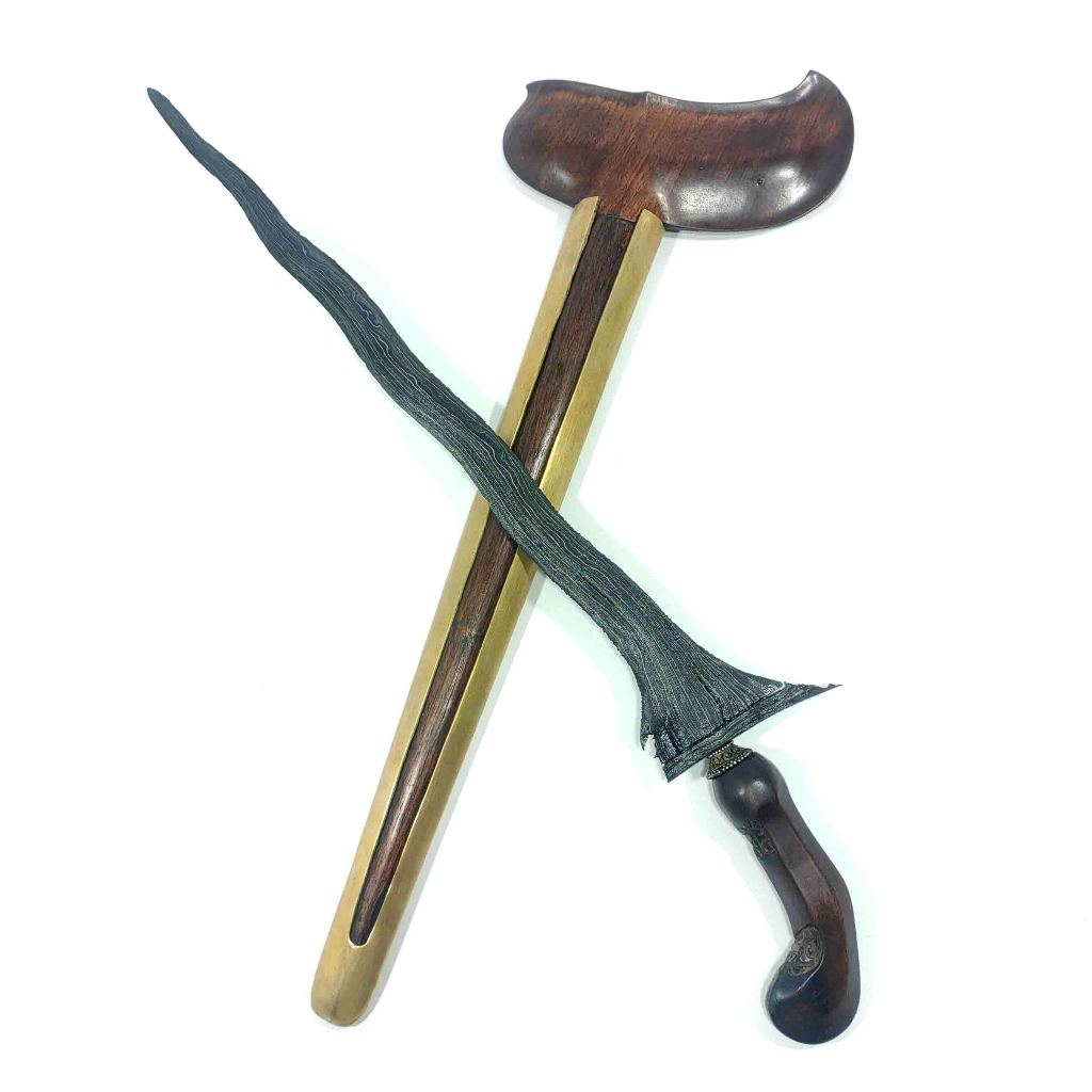 Jual Keris Carangsoka Luk 9 Pamor Singkir Tangguh Pajajaran Sepuh Kuno