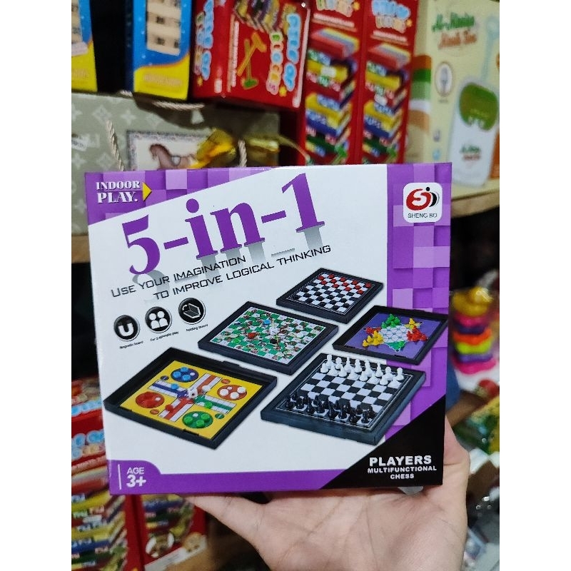 Jual Mainan Catur 5in1 set Ular Tangga Halma | Shopee Indonesia