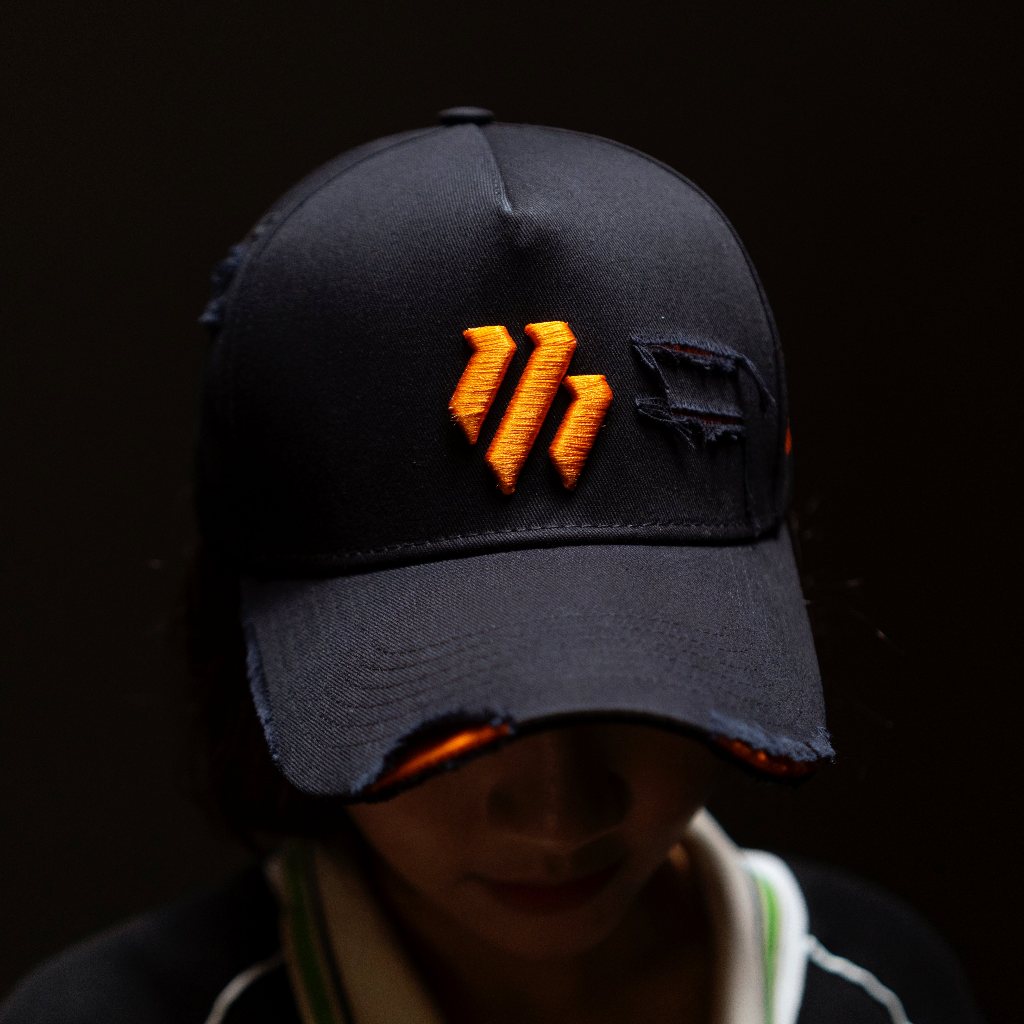 Jual Delibra X Movment Topi Polo Pria Hats Black Orange | Shopee Indonesia