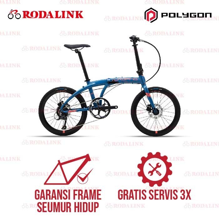 Jual Polygon Sepeda Lipat Urbano Sepeda Lipat Ringan Praktis