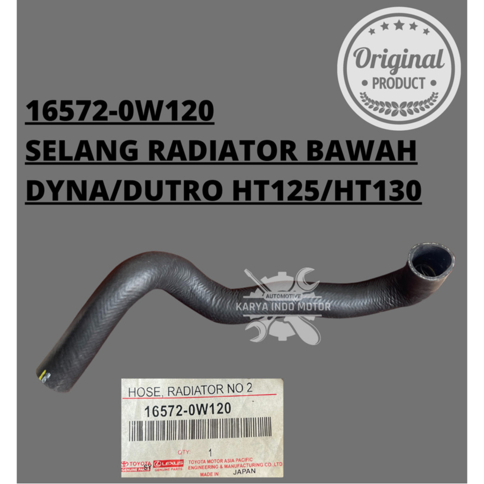 Jual SELANG RADIATOR BAWAH HOSE RADIATOR LOW HT130 DYNA DUTRO | Shopee ...