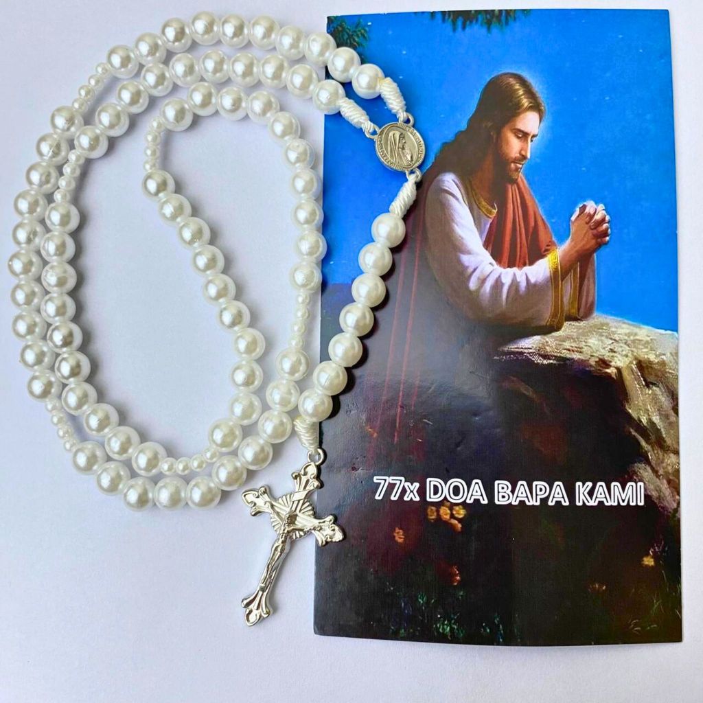 Jual Paket doa rosario 77 bapa kami - kaplet doa rosario bapa kami 77x ...