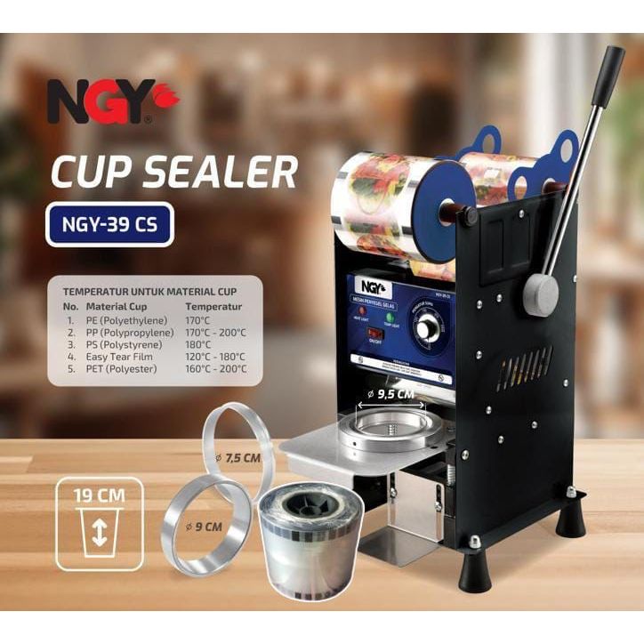 Jual Omicko C Mesin Cup Sealer Semua Ukuran Aqua Gelas