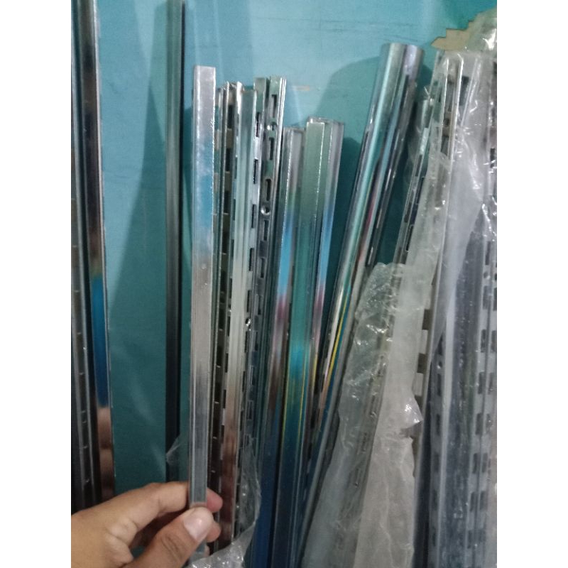 Jual tiang breket tebal 1,5mm ukuran 1m, 1,5m dan 2m per batang ...